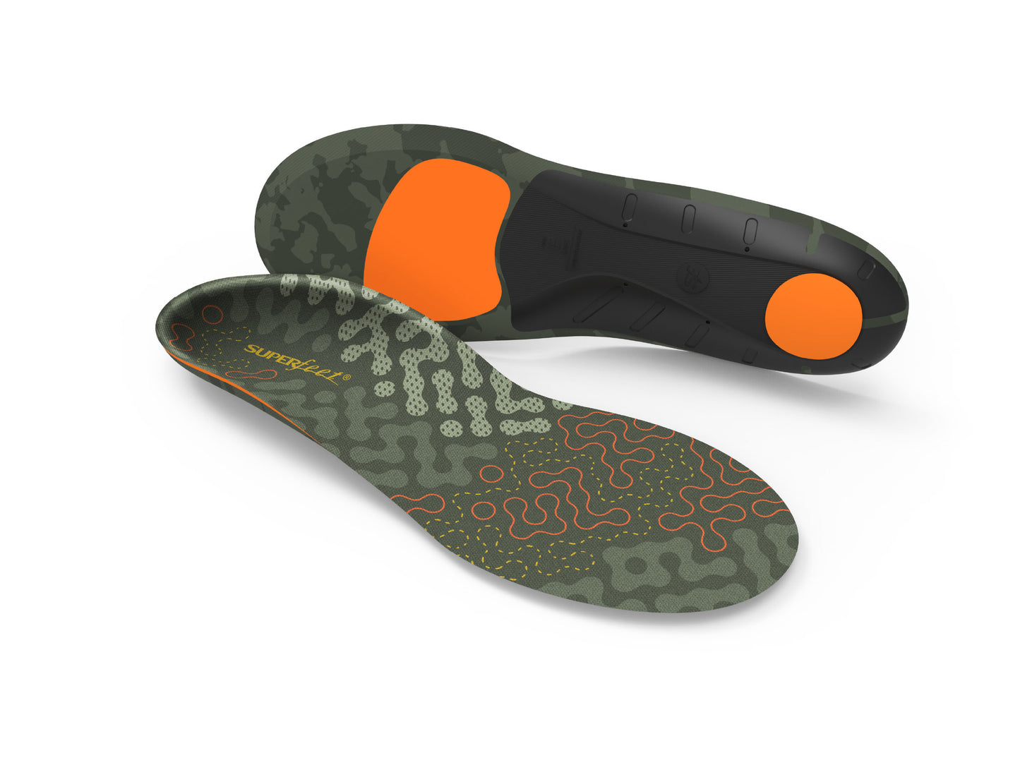 Pair of Superfeet Hike Cushion insoles