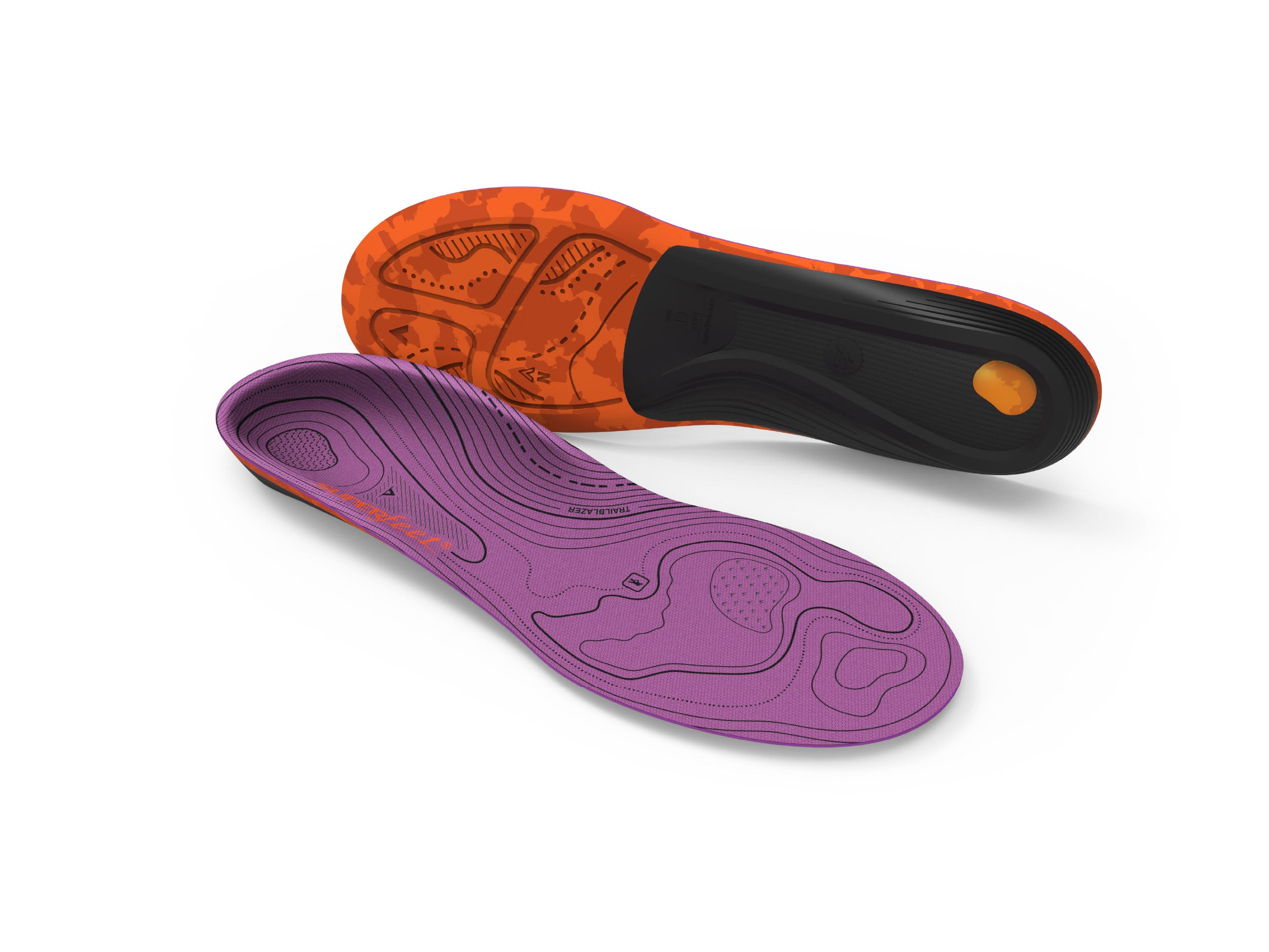 Pair of Superfeet All-Purpose Women's High Impact Support insoles