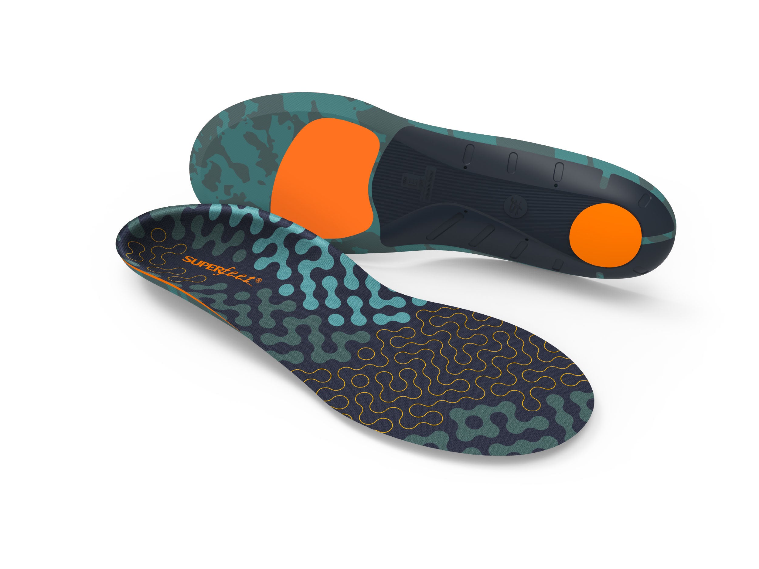 Pair of Superfeet Run Support High Arch insoles