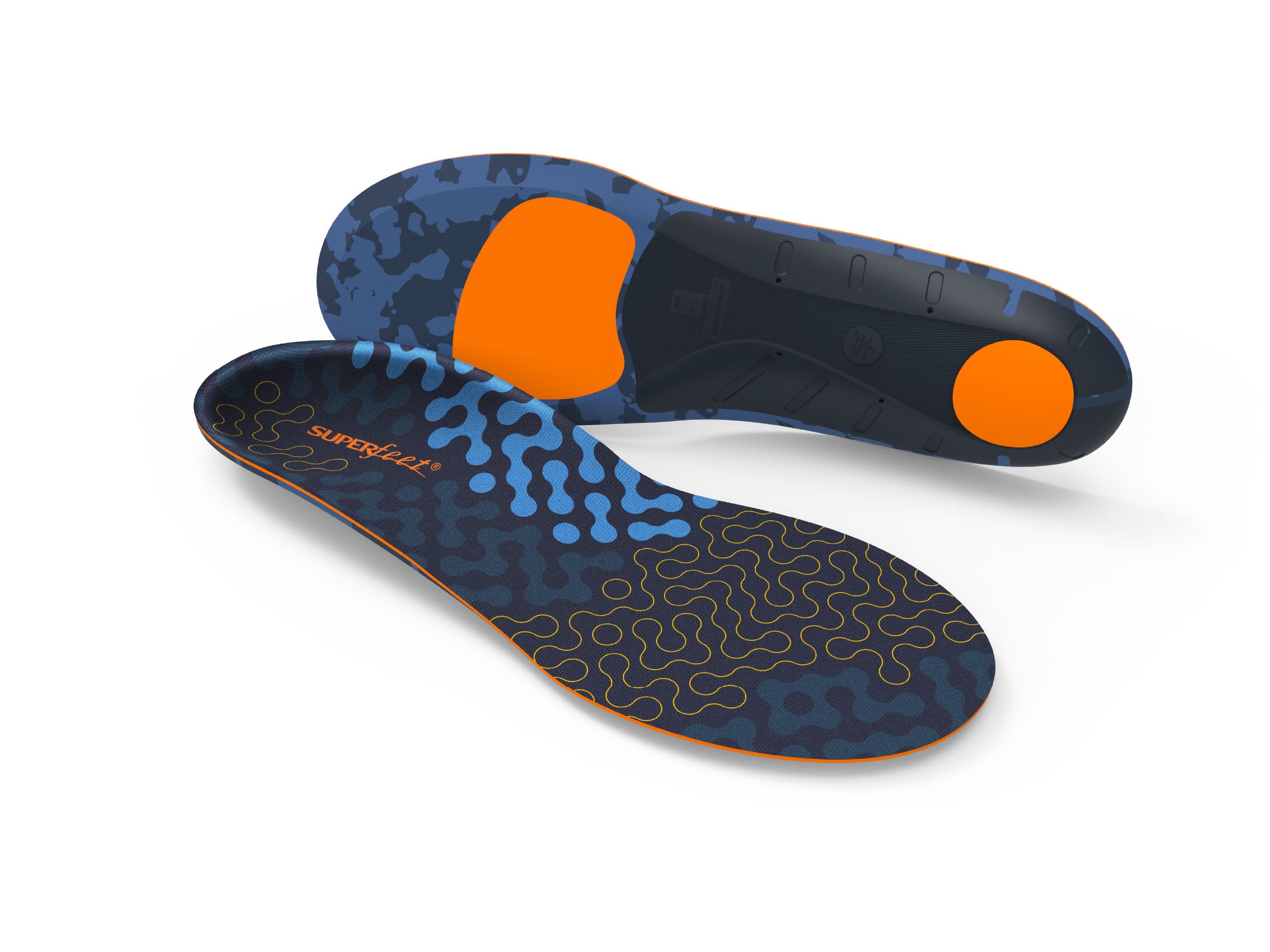 Pair of Superfeet Run Cushion Medium Arch insoles