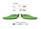 Pair view of Superfeet Run Support High Arch Insoles with Fit Profile graphic elements. High arch height, Max insole thickness, Mid underfoot cushioning.