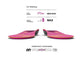 Pair view of Superfeet Run Women's Support Insoles with Fit Profile graphic elements. Medium/High arch height, Max insole thickness, Mid underfoot cushioning.