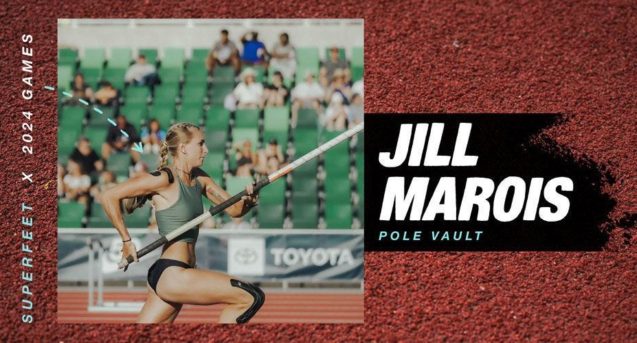 Pole Vault athlete Jill Marois 