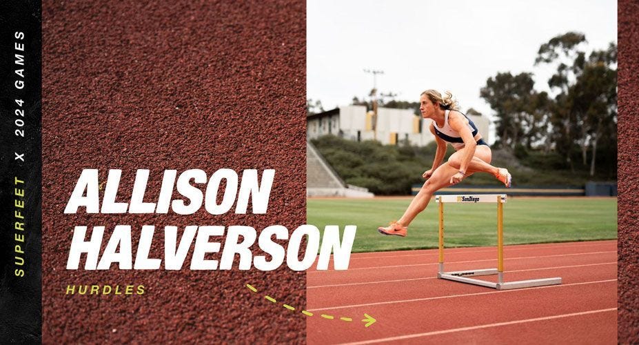 Hurdles athlete Allison Halverson