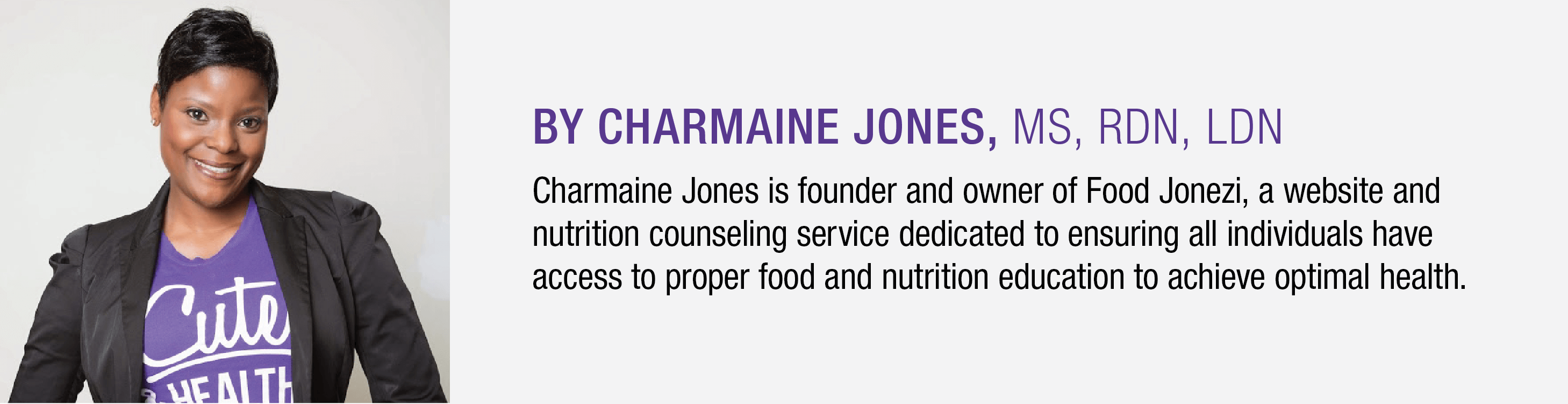 Charmaine Jones bio