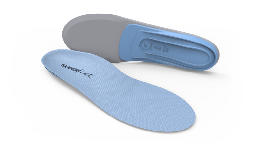 Pair of Superfeet All-Purpose Support Medium Arch insoles