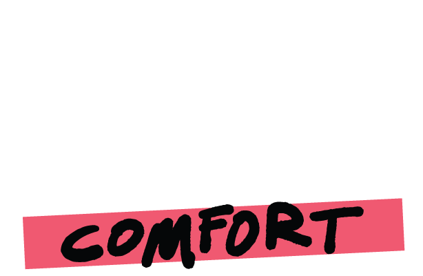 Hand drawn your season pass to comfort text icon